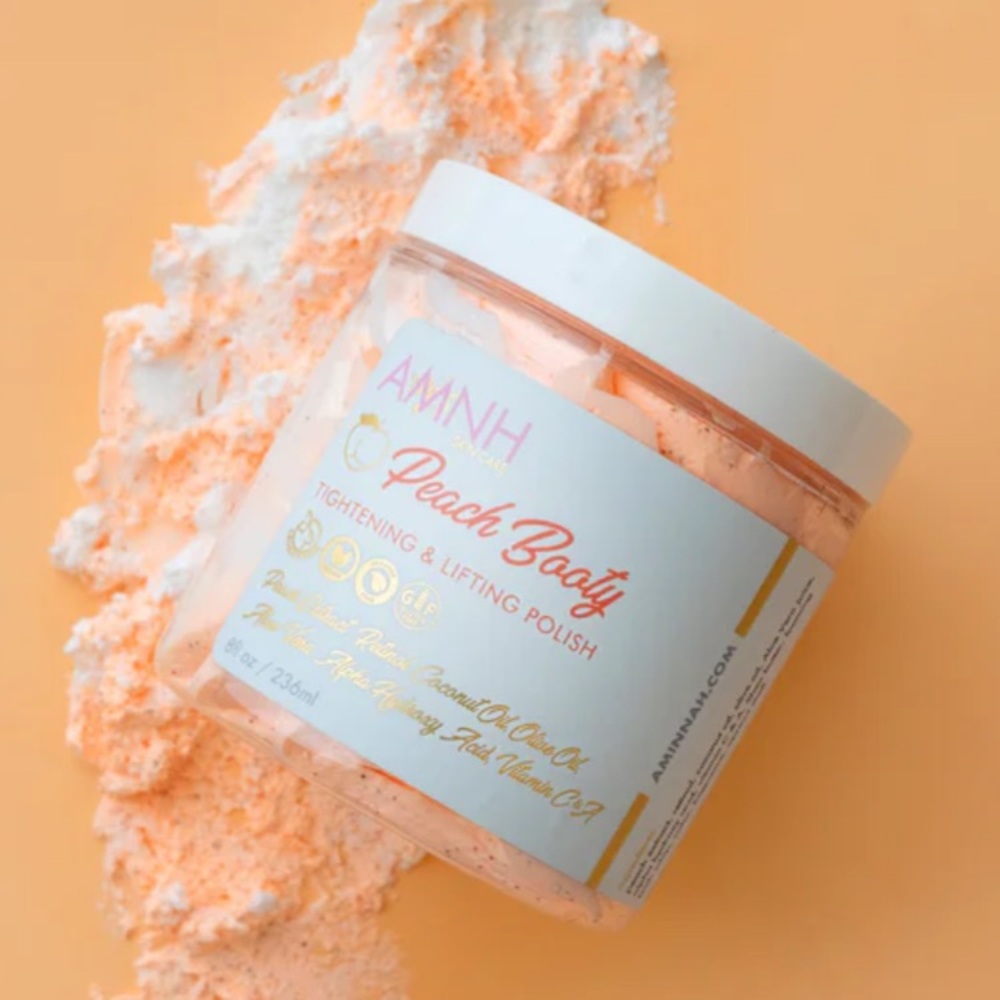 Amnh skincare tightening & lifting polish in peach booty